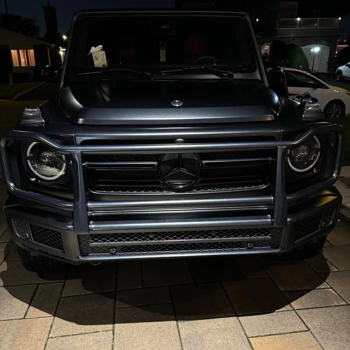 Mercedes-Benz G63 detailed at a customer’s home